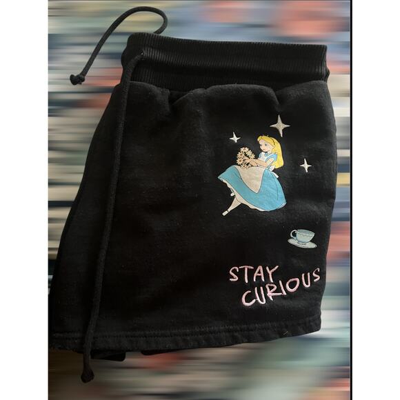 Disney Alice In Wonderland Classics Athletic Sweat Shorts Large - Picture 3 of 4